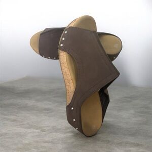 Brown Wedge Sandals